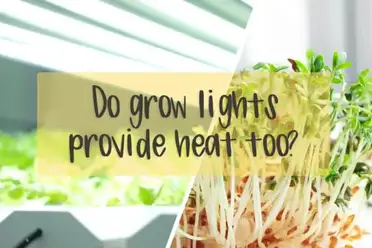 do grow lights produce heat